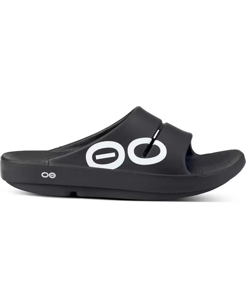 Zehansandalen für Damen OOFOS SANDALIAS OOAHH PARA UNISEX EN COLOR NEGRO