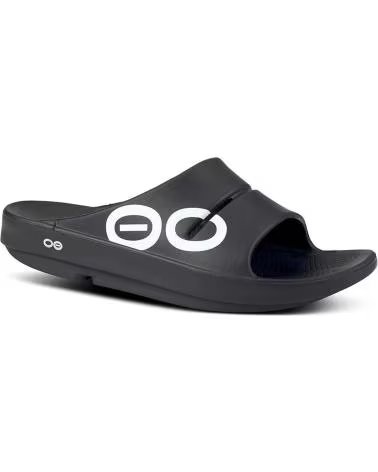 Zehansandalen für Damen OOFOS SANDALIAS OOAHH PARA UNISEX EN COLOR NEGRO