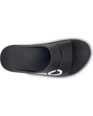Zehansandalen für Damen OOFOS SANDALIAS OOAHH PARA UNISEX EN COLOR NEGRO