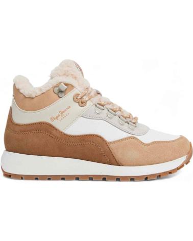 Zapatillas deporte de Mujer PEPE JEANS ZAPATILLAS DEAN CURVE PARA MUJER EN COLOR BLANCO BLANCO