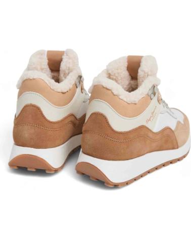 Sportschuhe für Damen PEPE JEANS ZAPATILLAS DEAN CURVE PARA MUJER EN COLOR BLANCO BLANCO