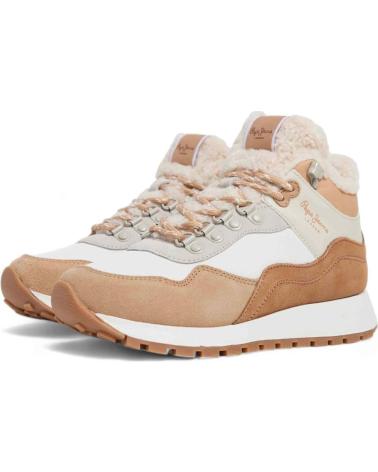 Sportschuhe für Damen PEPE JEANS ZAPATILLAS DEAN CURVE PARA MUJER EN COLOR BLANCO BLANCO