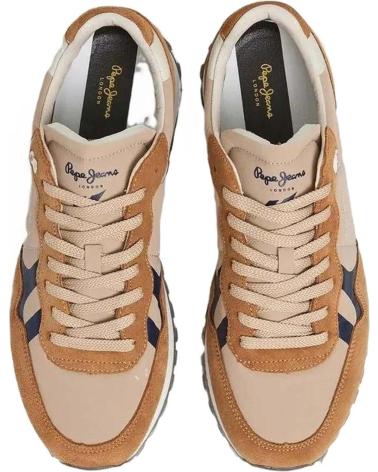 Deportivas de Hombre PEPE JEANS ZAPATILLAS BRIT-ON PRINTS CAMEL