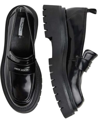 Mocasines de Mujer PEPE JEANS MOCASINES QUEEN OXFORD PARA MUJER EN COLOR NEGRO