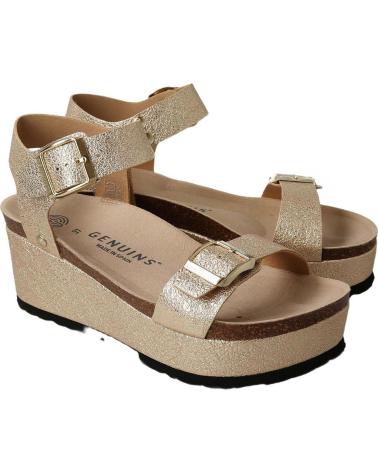 Sandali per Donna GENUINS SANDALIAS BILBAO VEGAN PARA MUJER EN COLOR DORADO