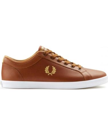 Deportivas-De-Hombre-FRED-PERRY-ZAPATILLAS-TENIS-BASELINE-LEATHER-B7311-MARRóN