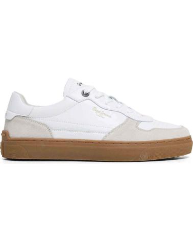 Deportivas de Hombre PEPE JEANS ZAPATILLAS CAMDEN PARA HOMBRE EN COLOR BLANCO
