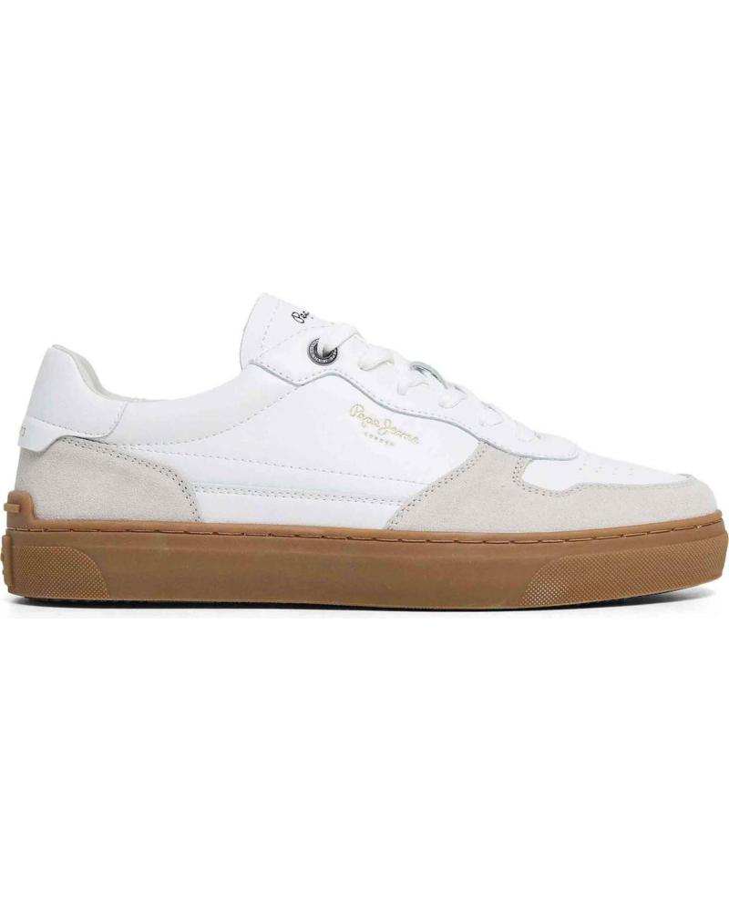 Deportivas de Hombre PEPE JEANS ZAPATILLAS CAMDEN PARA HOMBRE EN COLOR BLANCO