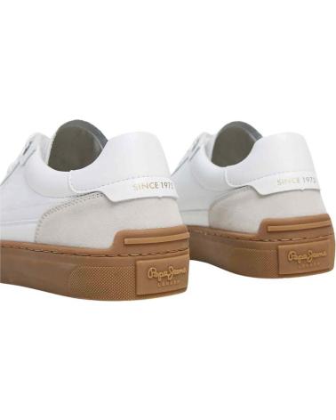 Deportivas de Hombre PEPE JEANS ZAPATILLAS CAMDEN PARA HOMBRE EN COLOR BLANCO