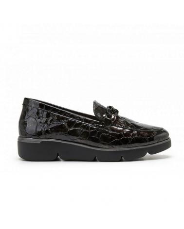 MOCASSINO 24 HORAS 25465 MOGUER NERO COMFORT PELLE TAS-S MOGUER