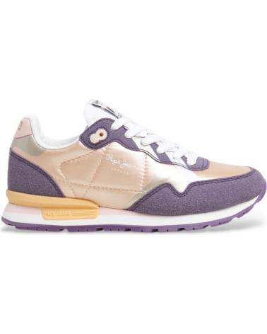 Trainers-De-Mujer-PEPE-JEANS-DEPORTIVO-CASUAL-DE-TELA-CON-SUELA-DE-GOMA-PURPLE
