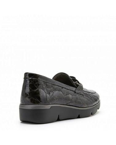 24 HORAS 25465 MOGUER BLACK COMFORT LEATHER LOAFER TAS-S MOGUER