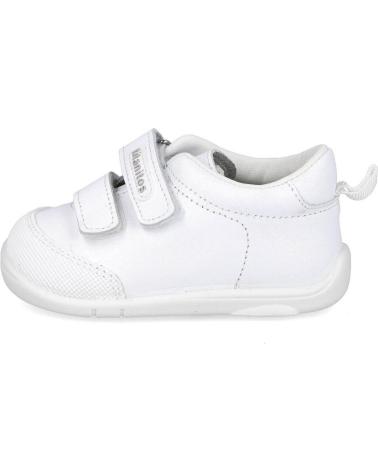 Deportivas de Niña y Niño TITANITOS ZAPATILLAS DEPORTIVAS DE PIEL LAVABLE C BLANCO