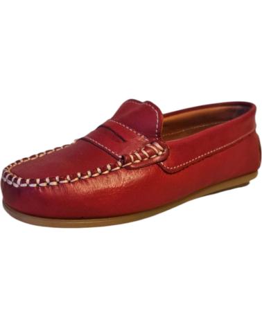 Mocasines de Niño COLORES MOCASINES 105045 MOCASIN VERANO ROJO