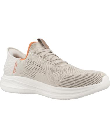 Scarpe-da-ginnastica-casual-per-uomo-SKECHERS-ZAPATILLAS-HOMBRE-MODELO-SLIP-INS-210810S-COLOR-BEIS-SND
