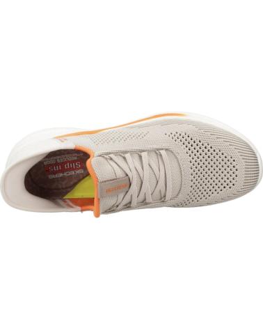 Scarpe-da-ginnastica-casual-per-uomo-SKECHERS-ZAPATILLAS-HOMBRE-MODELO-SLIP-INS-210810S-COLOR-BEIS-SND