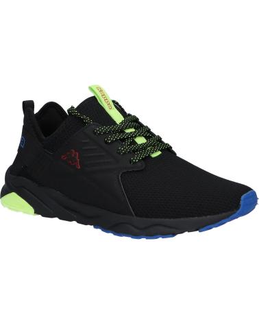 Sneaker für Damen und Mädchen und Junge KAPPA 35156HW SAN PUERTO LACE JR A7E - BLACK-BLUE ROYAL-RED