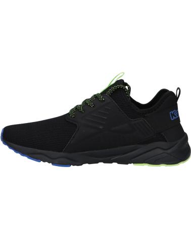 Sneaker für Damen und Mädchen und Junge KAPPA 35156HW SAN PUERTO LACE JR A7E - BLACK-BLUE ROYAL-RED
