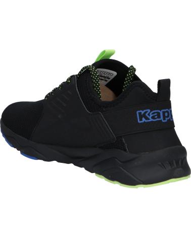 Sneaker für Damen und Mädchen und Junge KAPPA 35156HW SAN PUERTO LACE JR A7E - BLACK-BLUE ROYAL-RED