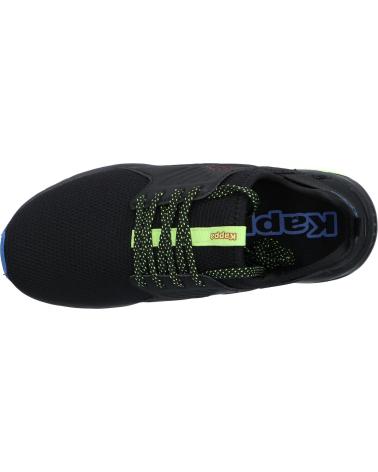 Sneaker für Damen und Mädchen und Junge KAPPA 35156HW SAN PUERTO LACE JR A7E - BLACK-BLUE ROYAL-RED