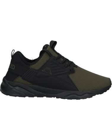 Sneaker für Damen und Mädchen und Junge KAPPA 35156HW SAN PUERTO LACE JR A7F - BLACK-GREEN DK