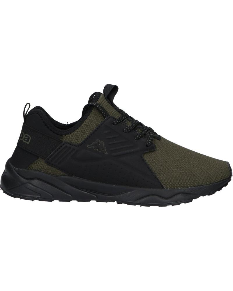 Sneaker für Damen und Mädchen und Junge KAPPA 35156HW SAN PUERTO LACE JR A7F - BLACK-GREEN DK