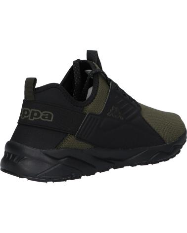 Sneaker für Damen und Mädchen und Junge KAPPA 35156HW SAN PUERTO LACE JR A7F - BLACK-GREEN DK