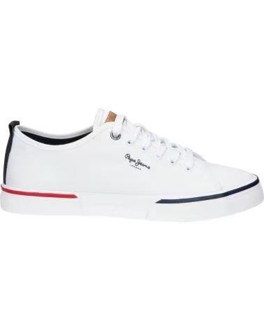 ZAPATILLAS PEPE JEANS KENTON SMART DE LONA PARA HOMBRE BLANCO