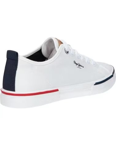 ZAPATILLAS PEPE JEANS KENTON SMART DE LONA PARA HOMBRE BLANCO