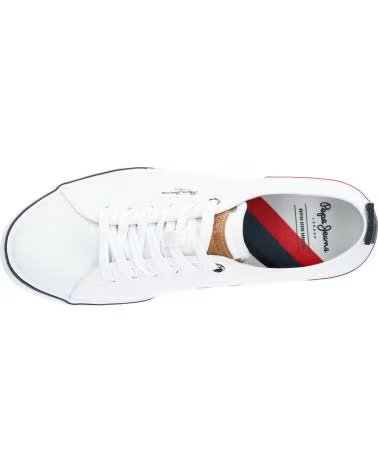 ZAPATILLAS PEPE JEANS KENTON SMART DE LONA PARA HOMBRE BLANCO