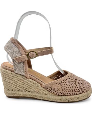 Sandálias de Mulher TIMBOS SANDALIA CUNA ESPARTO MUJER 131168 BEIGE