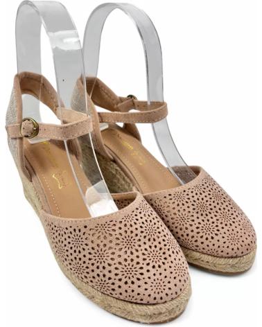 Sandálias de Mulher TIMBOS SANDALIA CUNA ESPARTO MUJER 131168 BEIGE