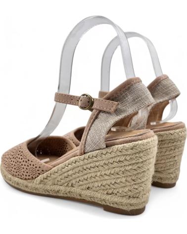 Sandálias de Mulher TIMBOS SANDALIA CUNA ESPARTO MUJER 131168 BEIGE