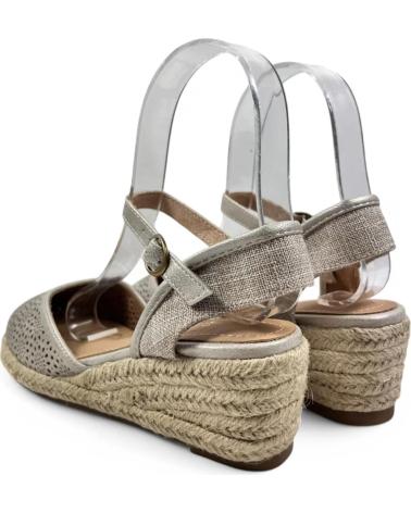 Sandálias de Mulher TIMBOS SANDALIA CUNA ESPARTO MUJER PLATINO 131165 VARIOS COLORES