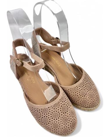 Sandálias de Mulher TIMBOS SANDALIA CUNA ESPARTO MUJER 131163 BEIGE