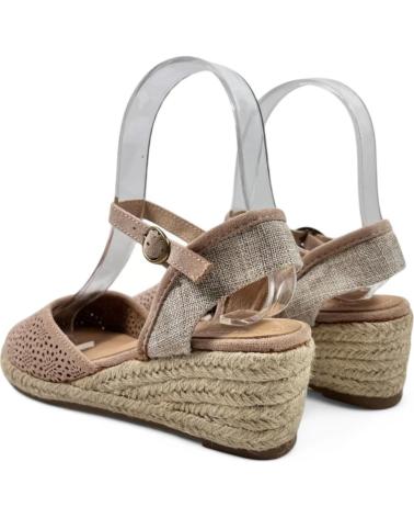 Sandálias de Mulher TIMBOS SANDALIA CUNA ESPARTO MUJER 131163 BEIGE