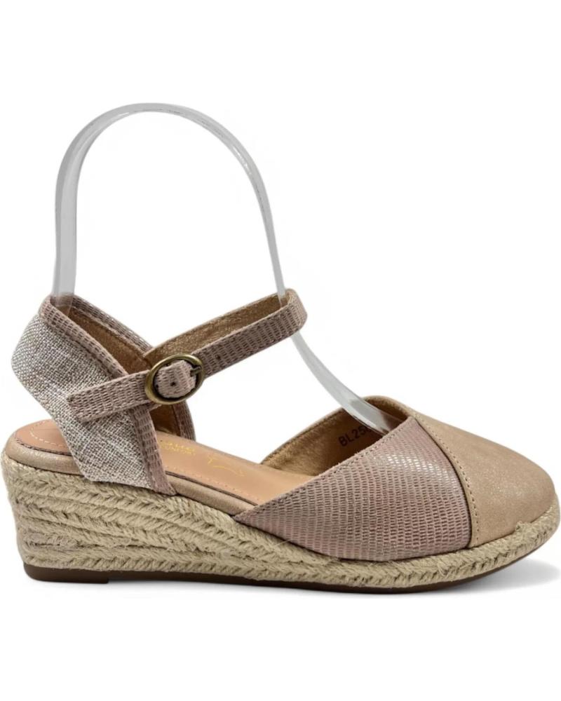 Sandálias de Mulher TIMBOS SANDALIA CUNA ESPARTO MUJER 131161 BEIGE