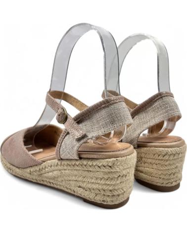 Sandálias de Mulher TIMBOS SANDALIA CUNA ESPARTO MUJER 131161 BEIGE