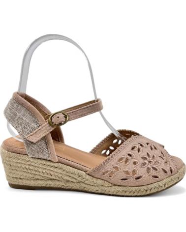 Sandálias de Mulher TIMBOS SANDALIA CUNA ESPARTO MUJER 131159 BEIGE