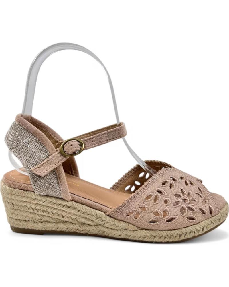 Sandálias de Mulher TIMBOS SANDALIA CUNA ESPARTO MUJER 131159 BEIGE