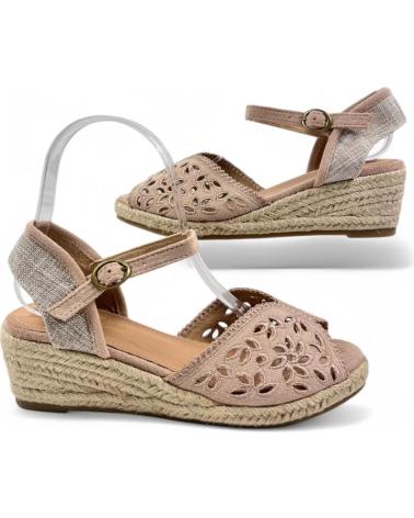 Sandálias de Mulher TIMBOS SANDALIA CUNA ESPARTO MUJER 131159 BEIGE