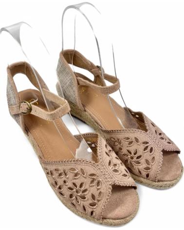 Sandálias de Mulher TIMBOS SANDALIA CUNA ESPARTO MUJER 131159 BEIGE