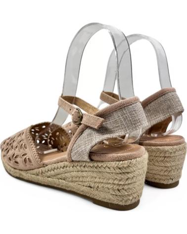 Sandálias de Mulher TIMBOS SANDALIA CUNA ESPARTO MUJER 131159 BEIGE