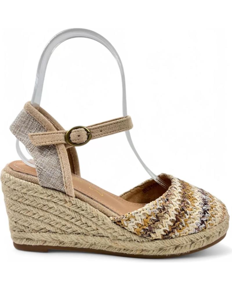 Sandálias de Mulher TIMBOS SANDALIA CUNA ESPARTO MUJER 131157 BEIGE