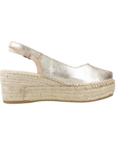 Sandálias de Mulher MACARENA ALPARGATAS MUJER MODELO JAVA100VE COLOR ORO PLTN