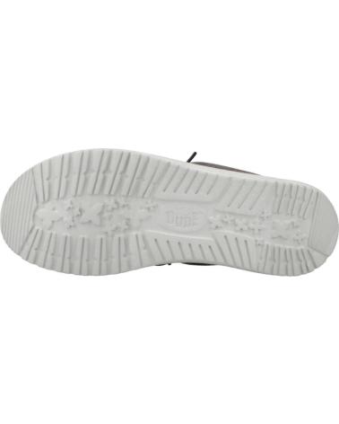 Nauticos per Uomo HEY DUDE INFORMALES HOMBRE MODELO WALLY WORKWEAR COLOR GRIS GRYBLK
