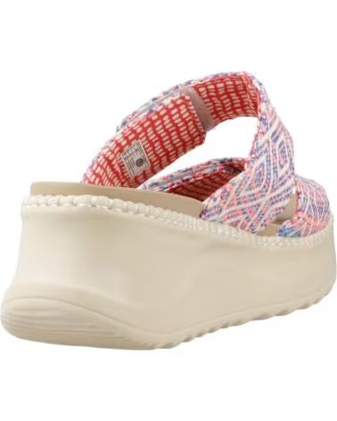 HEY DUDE SANDALIAS DE PLATAFORMA 43210-4UZ EN ROSA PARA MUJER MULTICOLOR