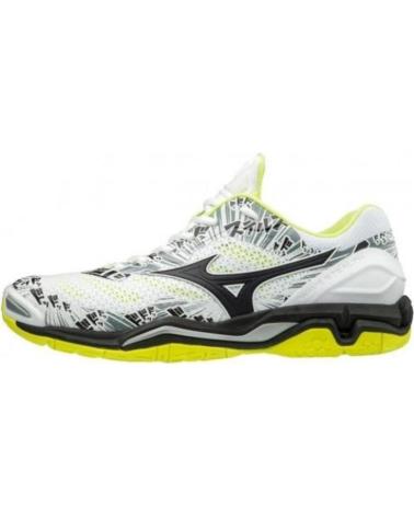 Esportes  de Homem MIZUNO WAVE STEALTH 5 EDICION LIMITADA BLANCO