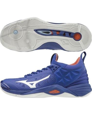 Esportes  de Homem MIZUNO WAVE MOMENTUM BALONMANO-VOLEY MARINO AZUL