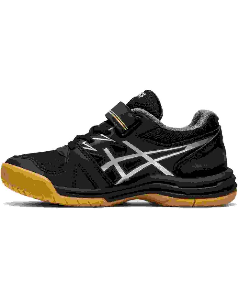 girl and boy Trainers ASICS ZAPATILLAS UPCOURT 4 GS VELCRO NEGRO